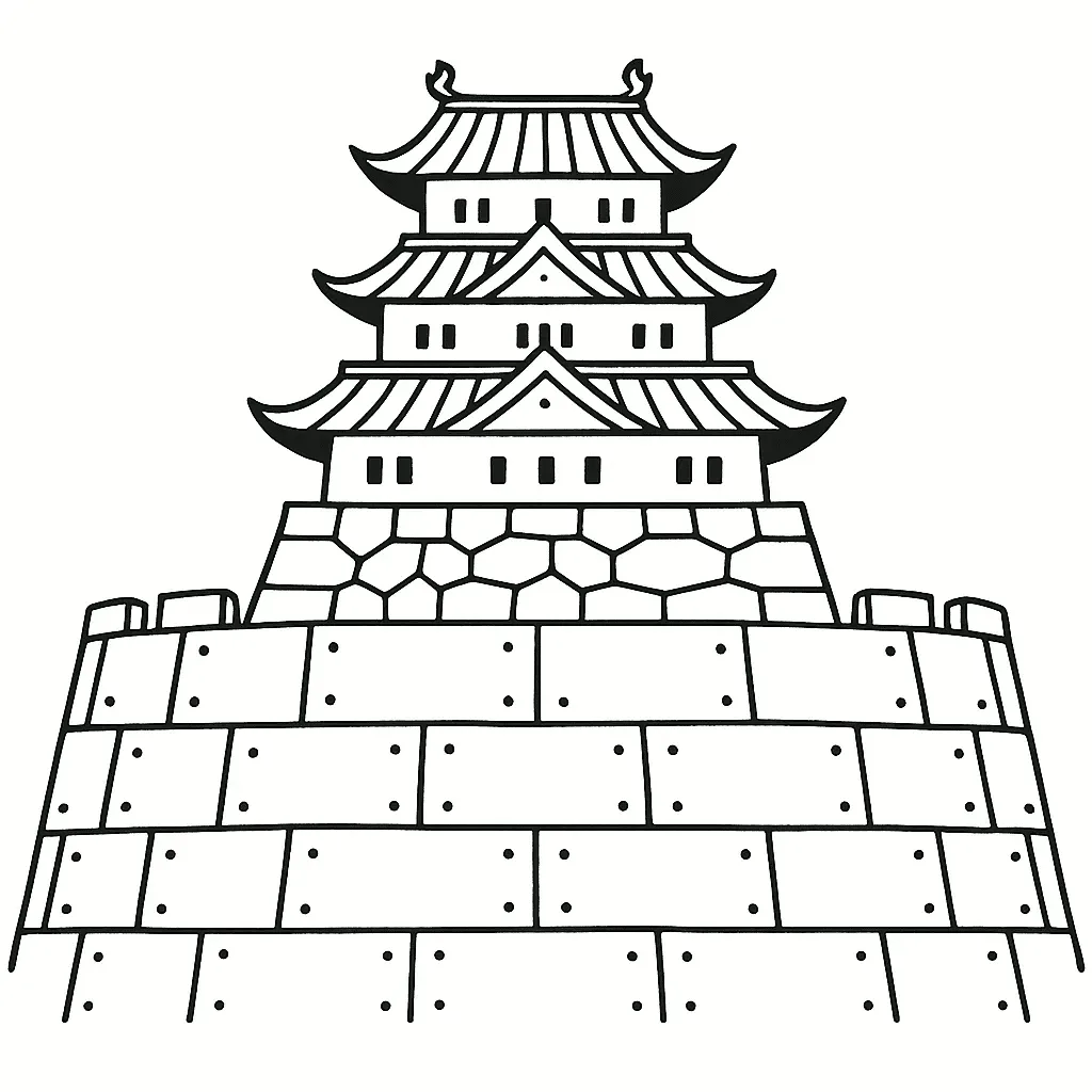 金城鉄壁の意味を表すイラスト